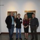 Victor with the museum staff and Oleg Sinitsin (right)